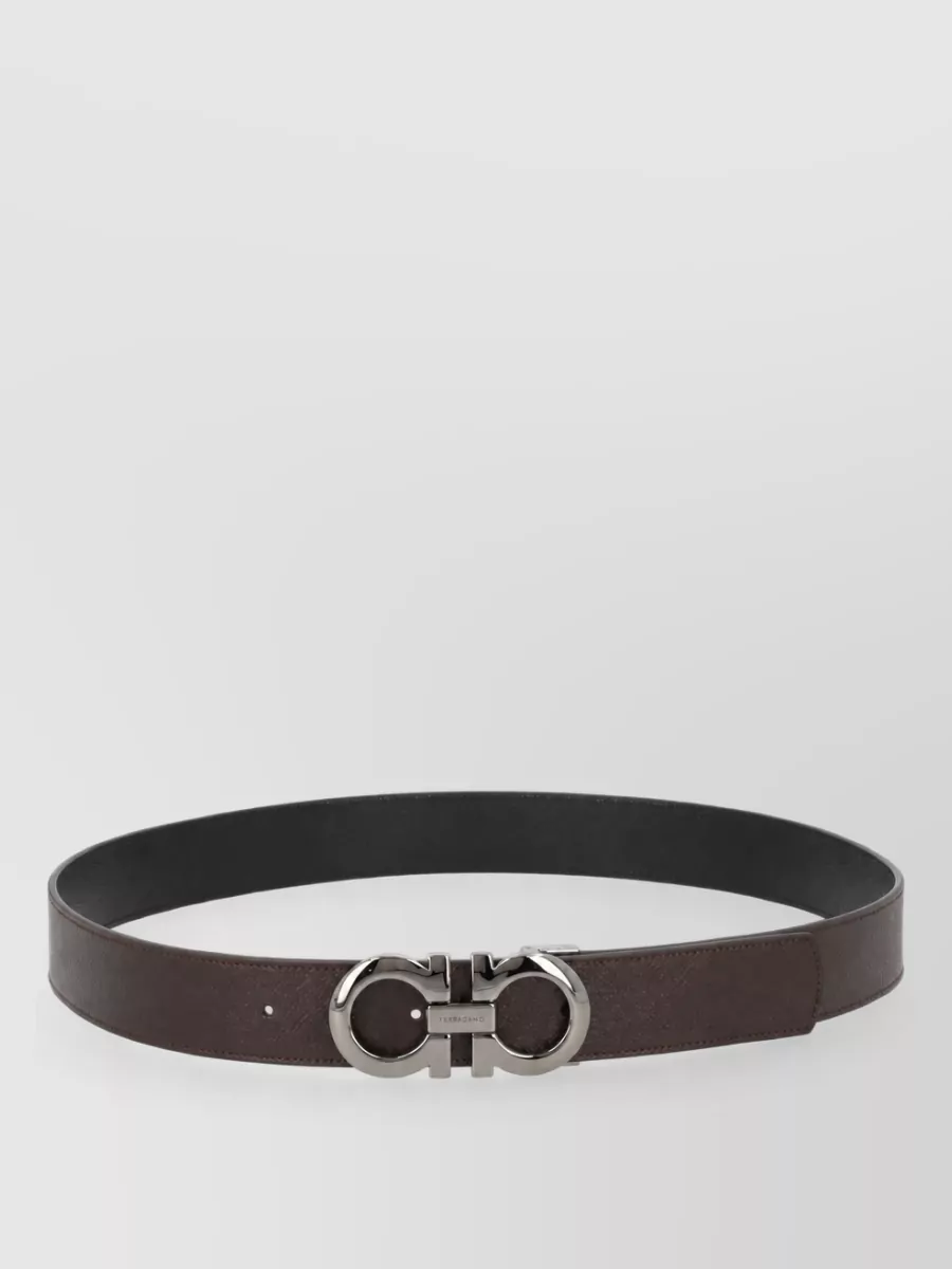 Ferragamo leather reversible belt
