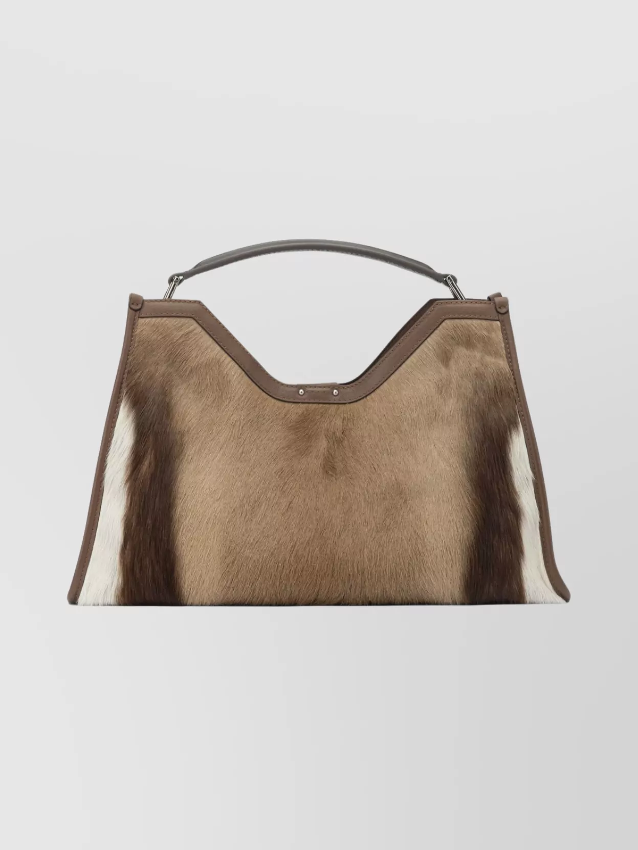Gianni Chiarini Animal Print Shoulder Bag With Top Handle