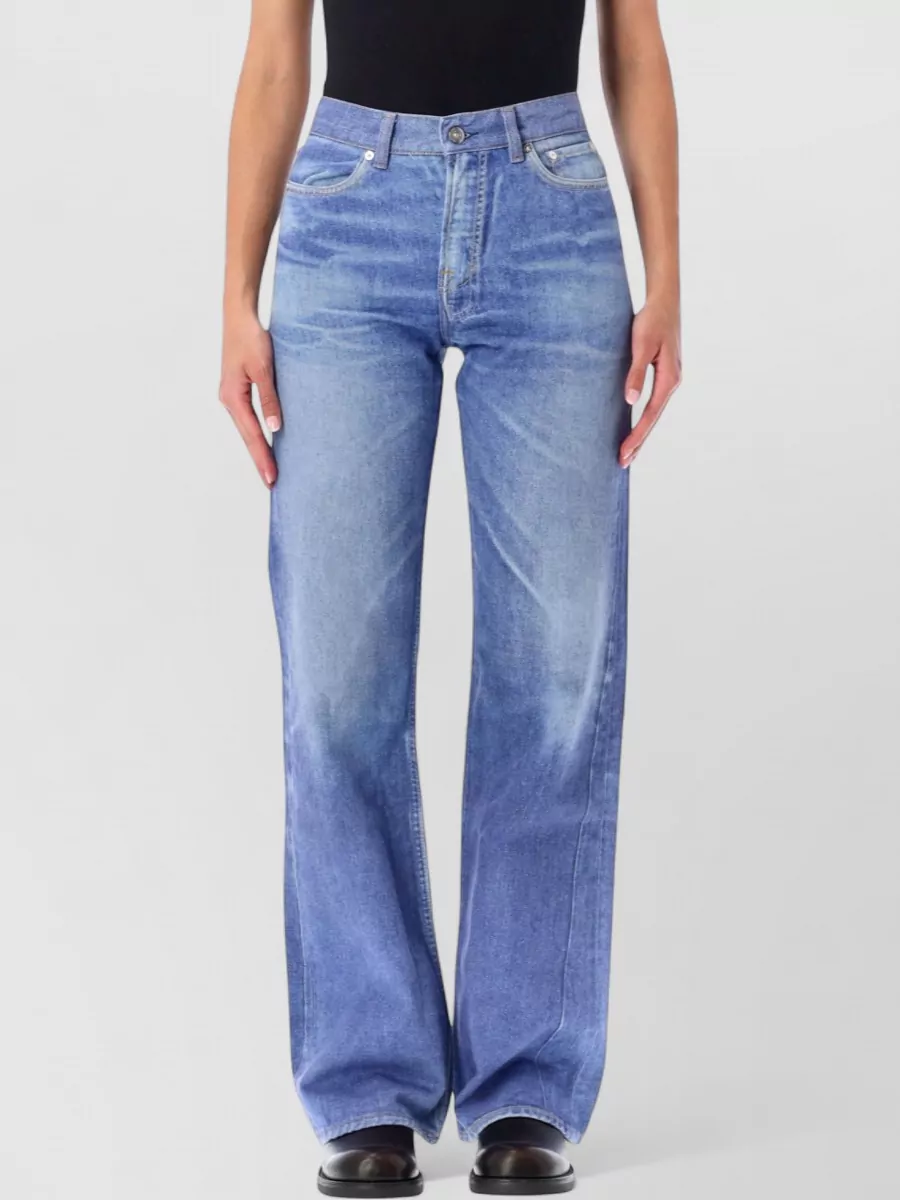 Our Legacy printed bootcut trousers