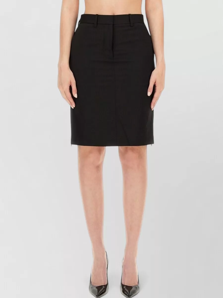 Helmut Lang Wool pencil skirt