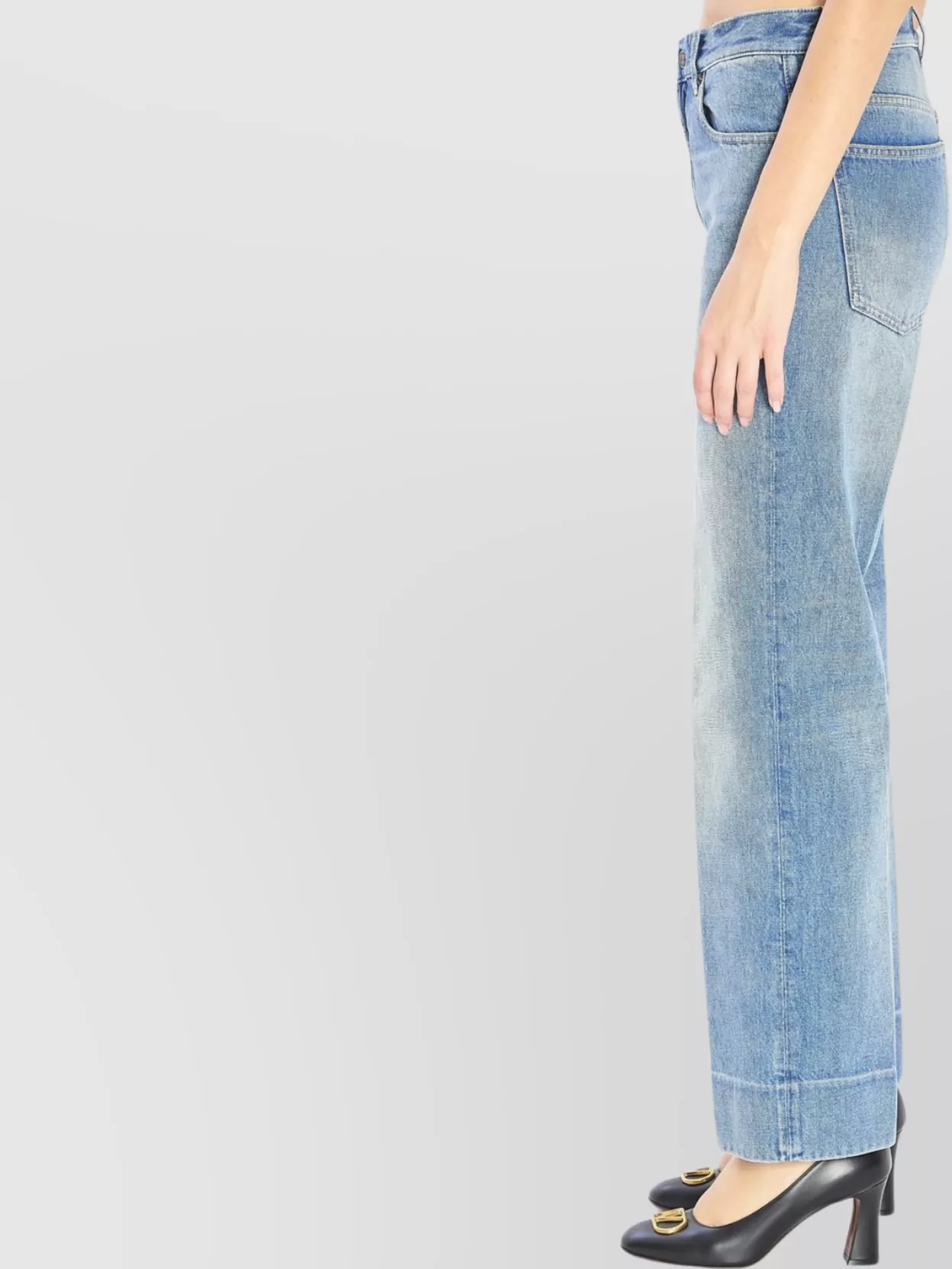 Valentino Garavani Designer Denim Trousers Five Pockets