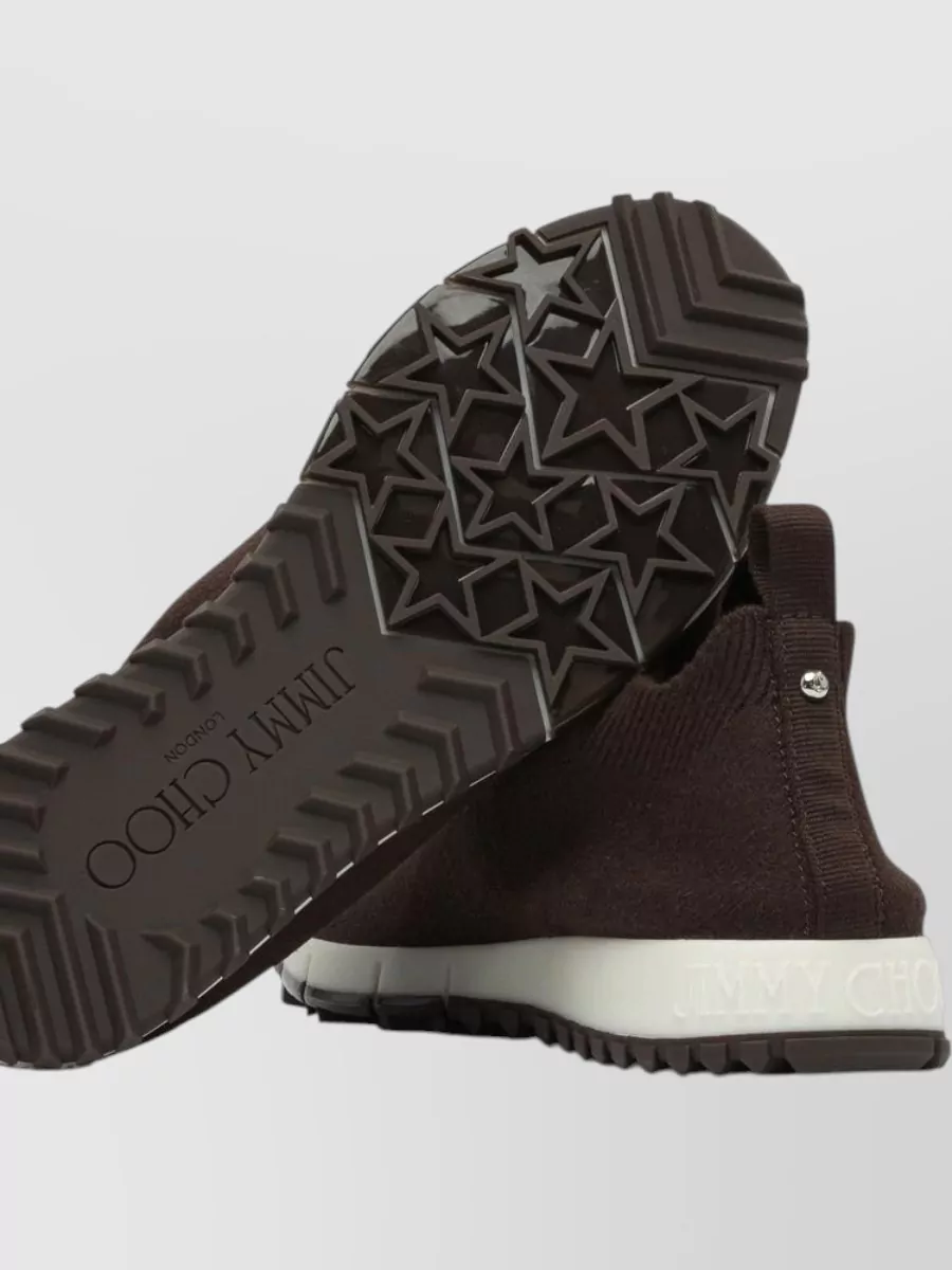 Jimmy Choo Cashmere Low-Top Sneakers