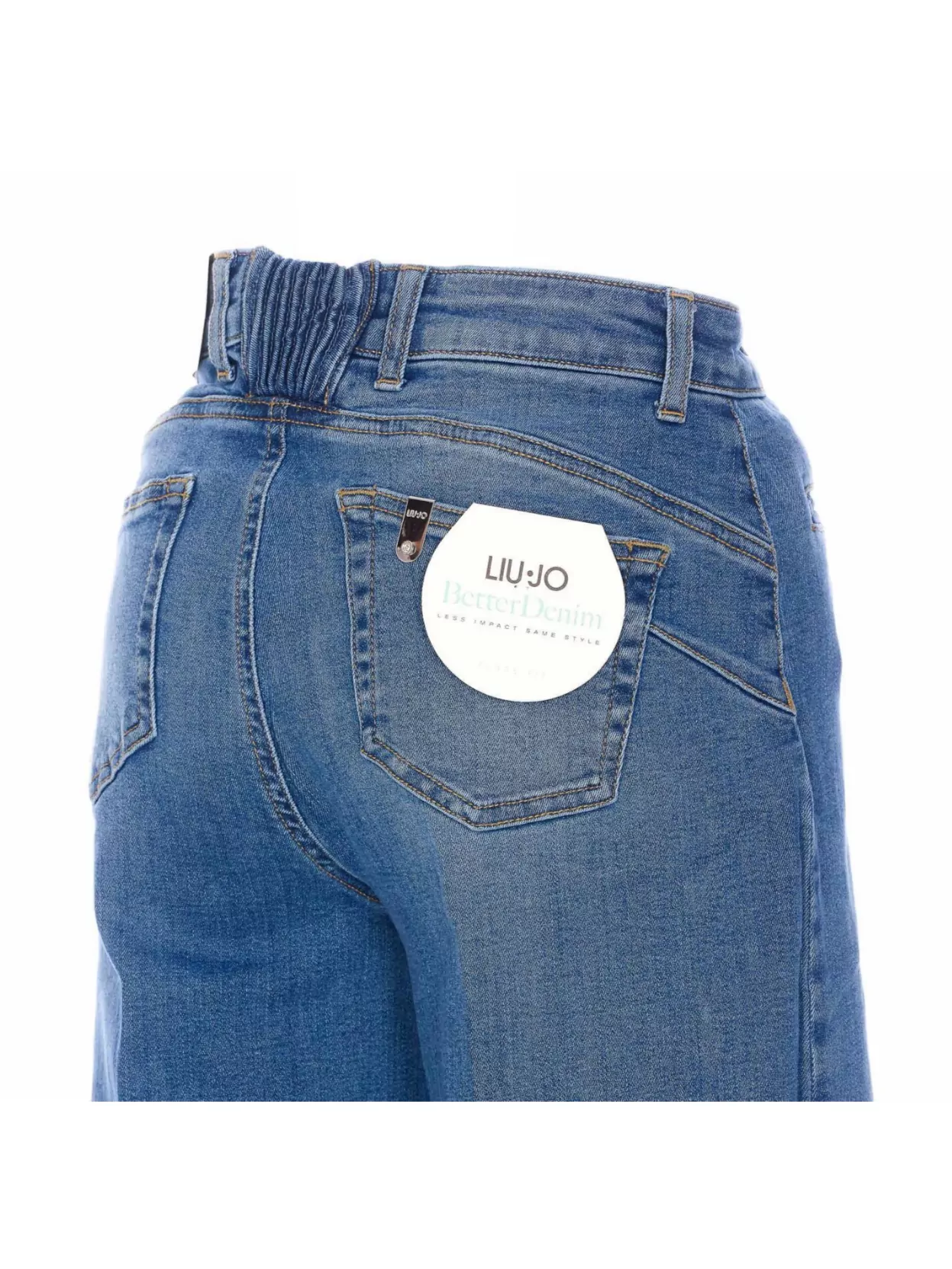Liu Jo Flare Wide Leg Denim Trousers