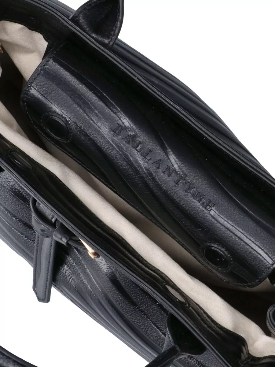 Ballantyne Leather Shoulder Tote Bag