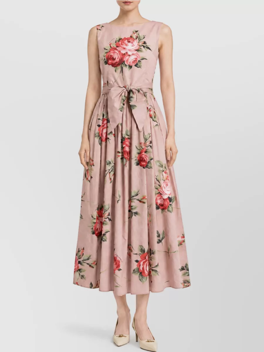 Dolce&Gabbana Floral-Print Midi Dress