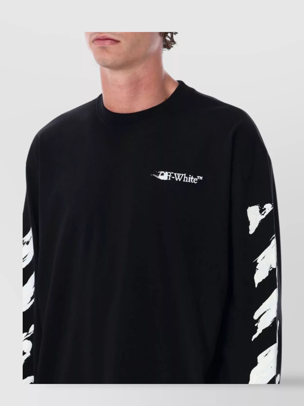 Off-White Graphic Long Sleeve Skate T-Shirt