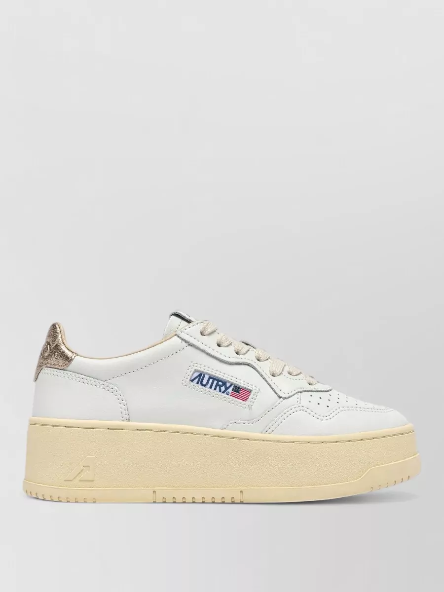 Autry Leather Platform Sneakers