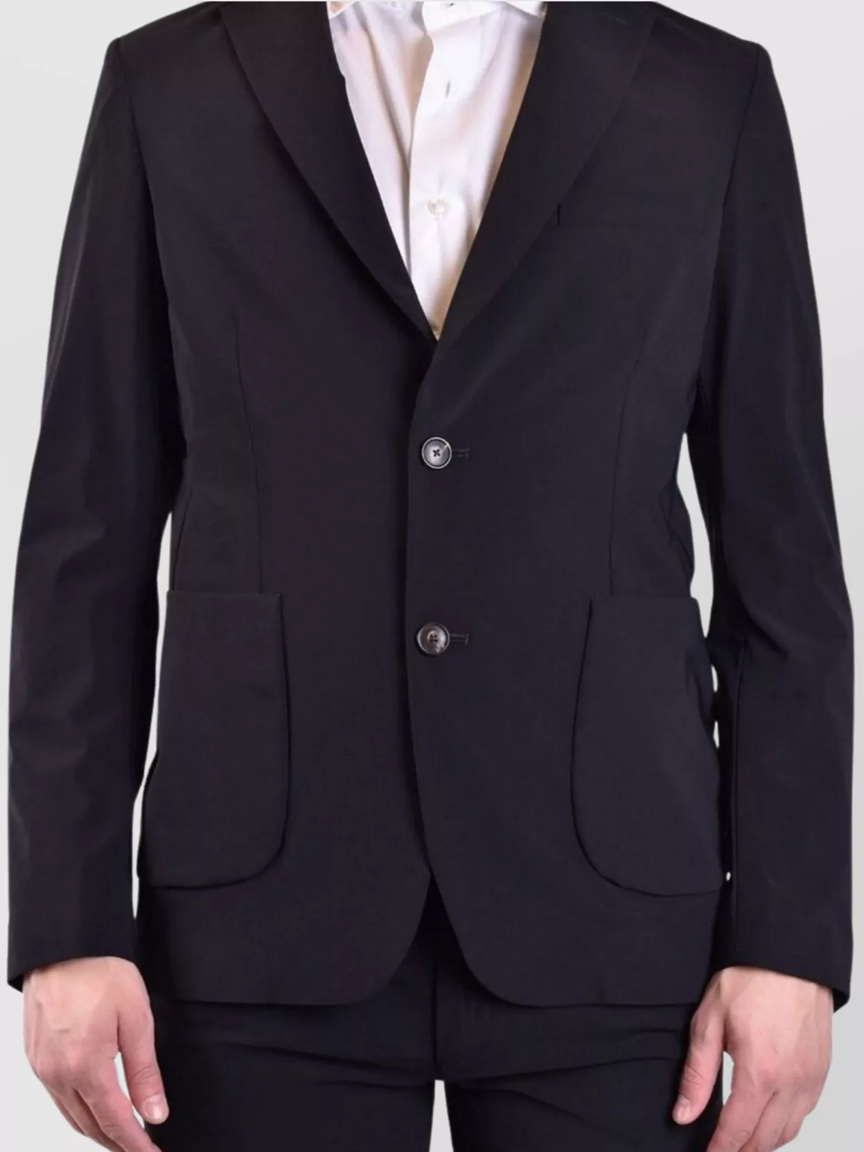 Tagliatore Suit With Chest Pocket And Flap Pockets In Gray