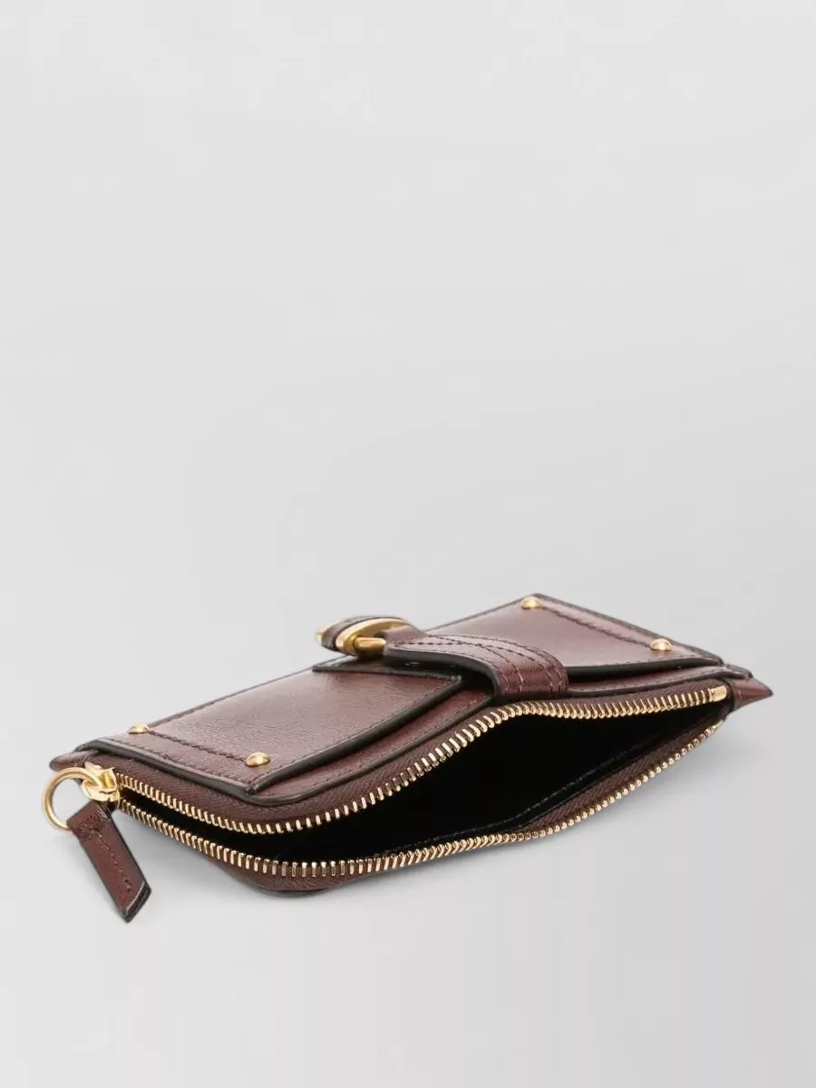 Chloé Paddington Grained Buffalo Leather Pouch