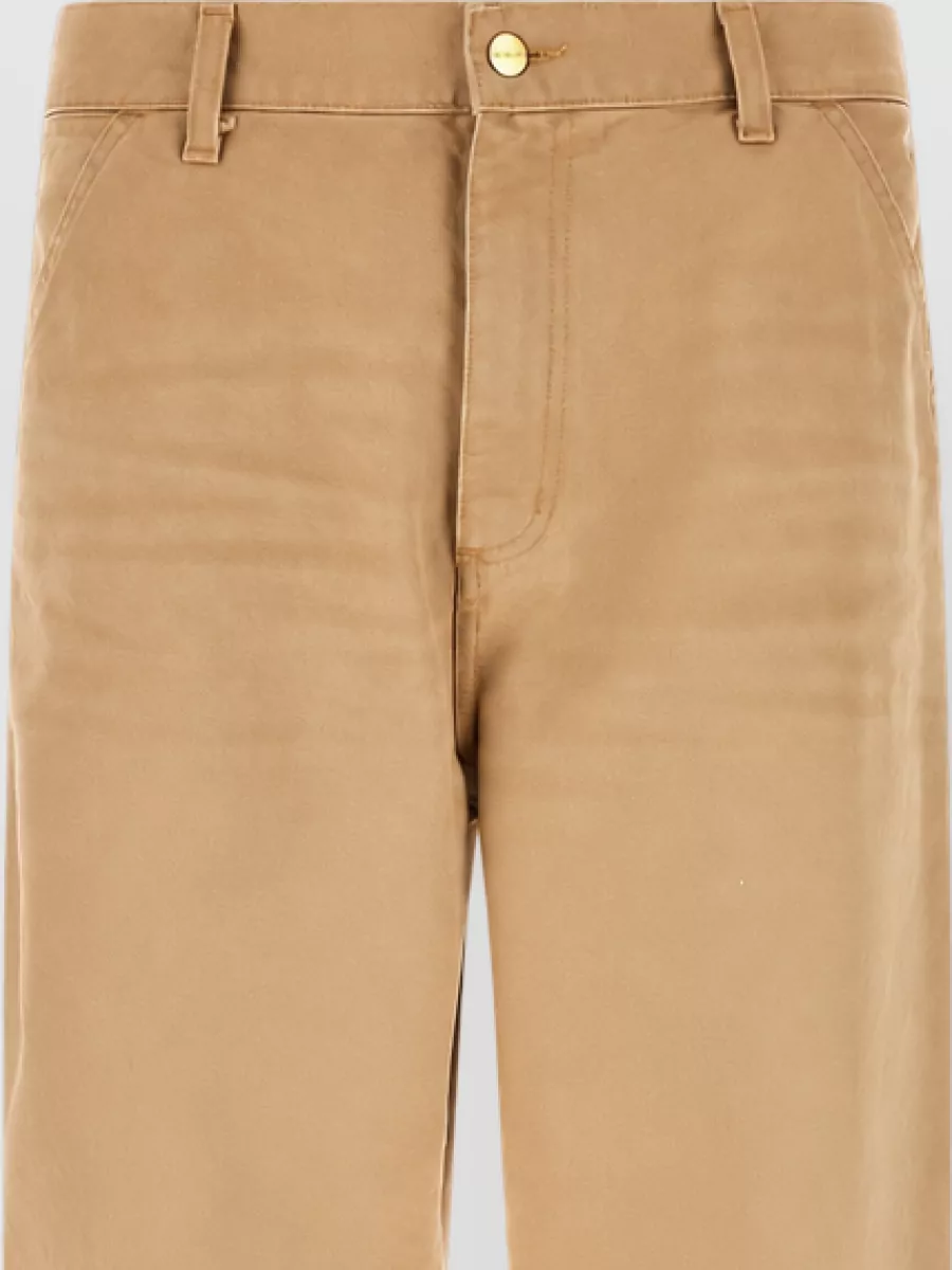 Carhartt Wip Organic Cotton Wide-Leg Straight-Leg Trousers