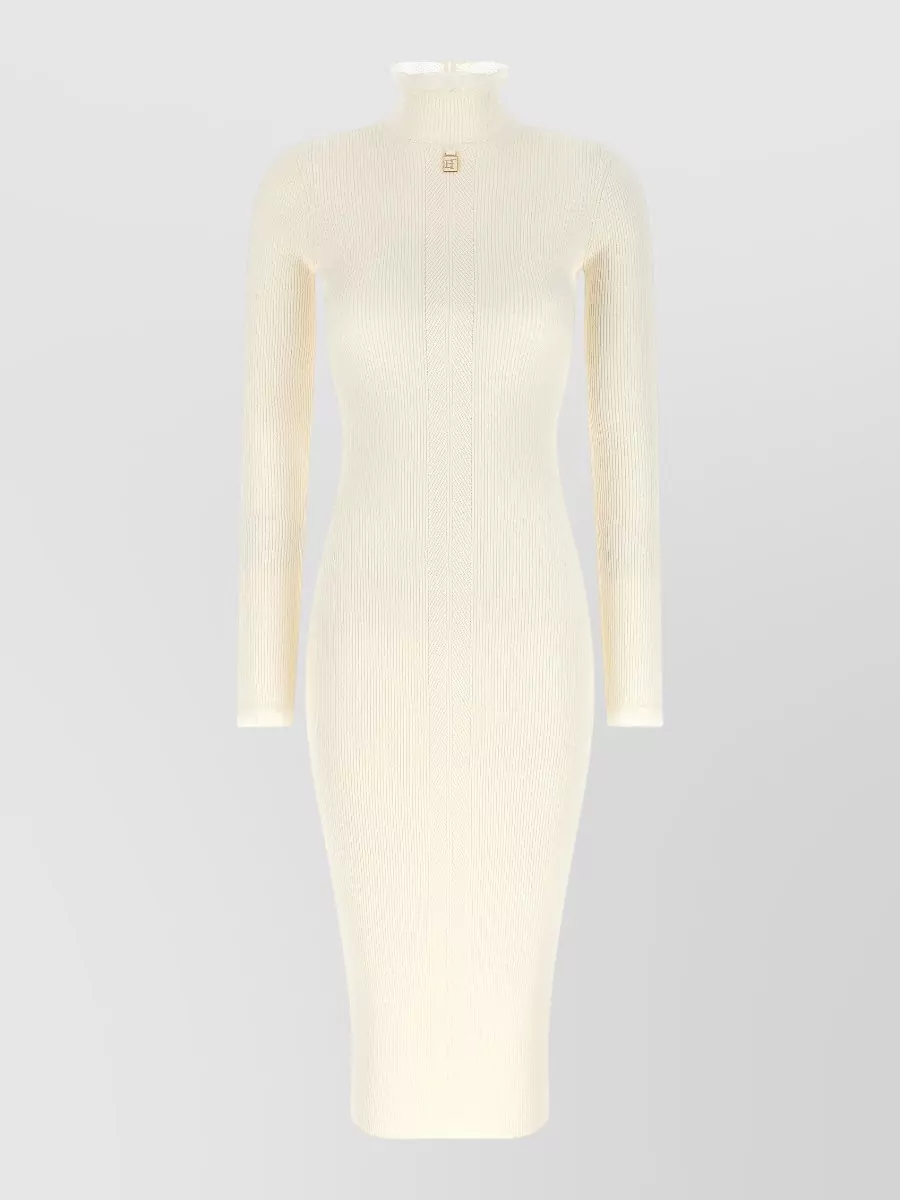 Elisabetta Franchi ribbed knit midi dress
