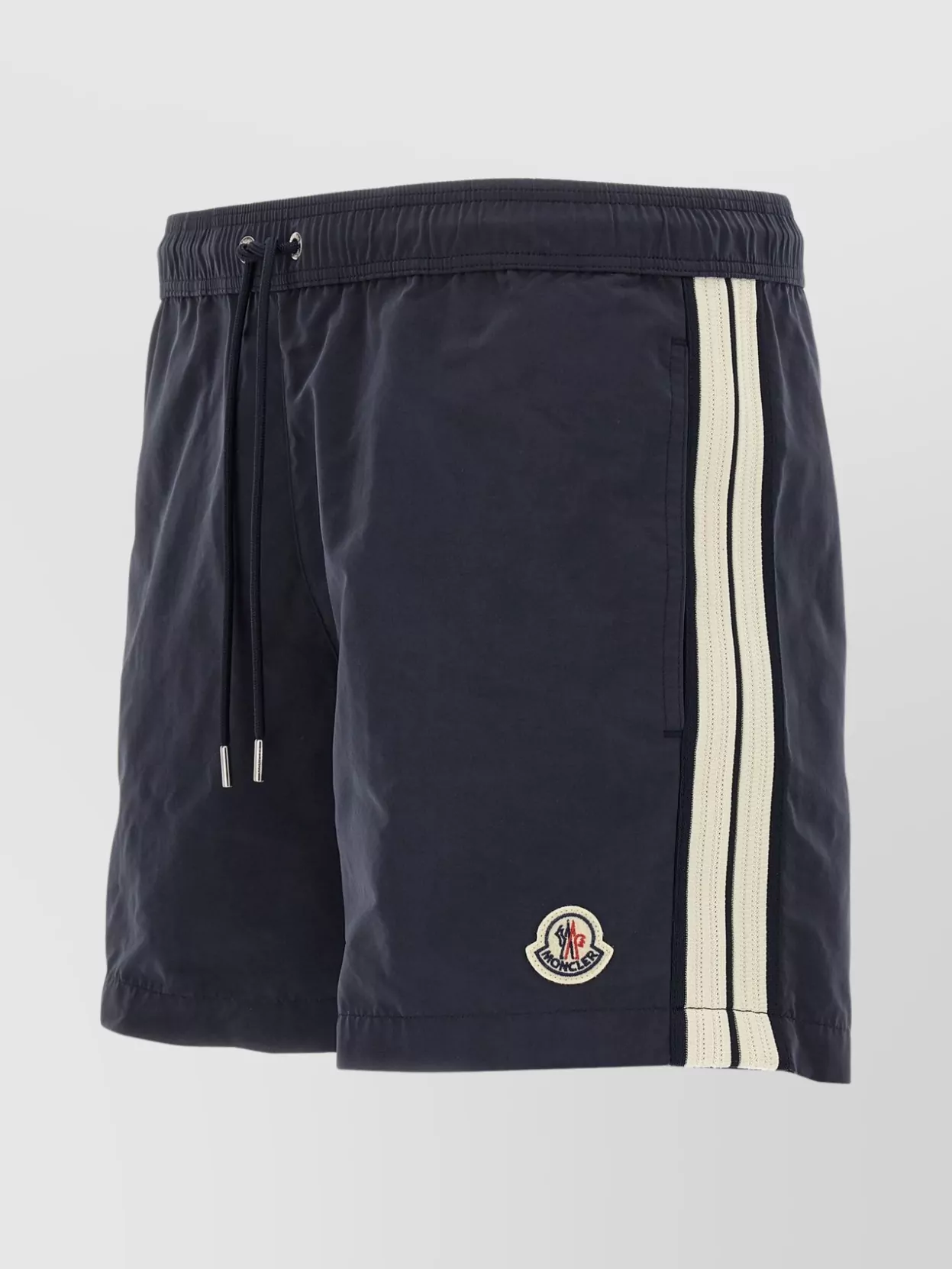 Moncler Crochet Insert Swimsuit Featuring Back Pocket