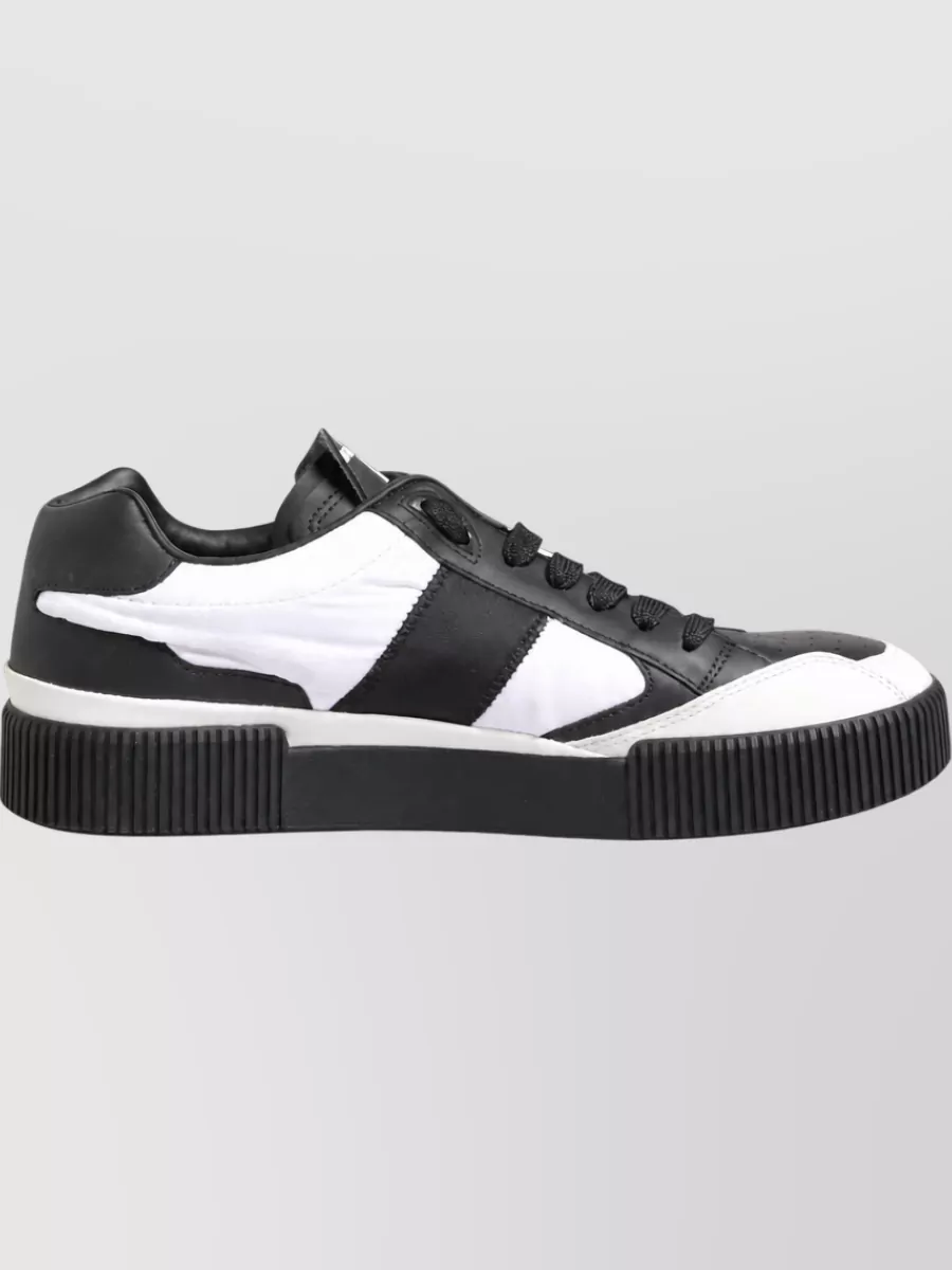 Dolce&Gabbana Leather Low-Top Sneakers