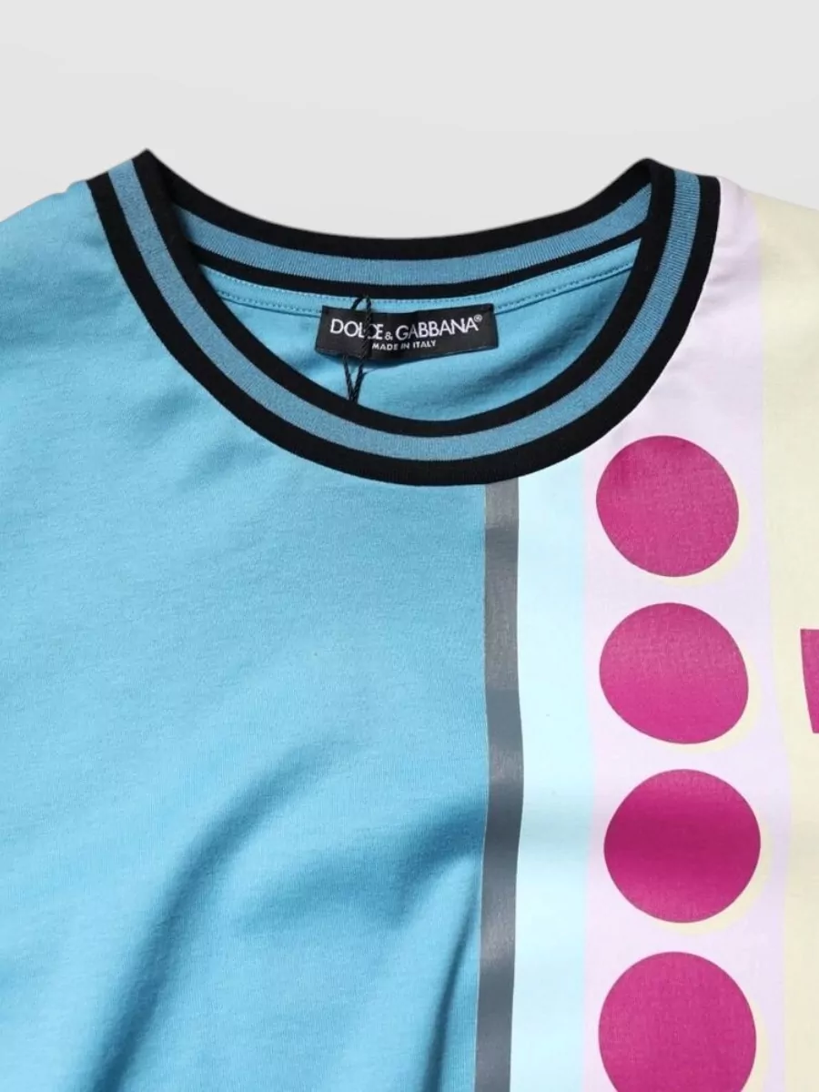 Dolce&Gabbana Printed Logo Short-Sleeve T-Shirt