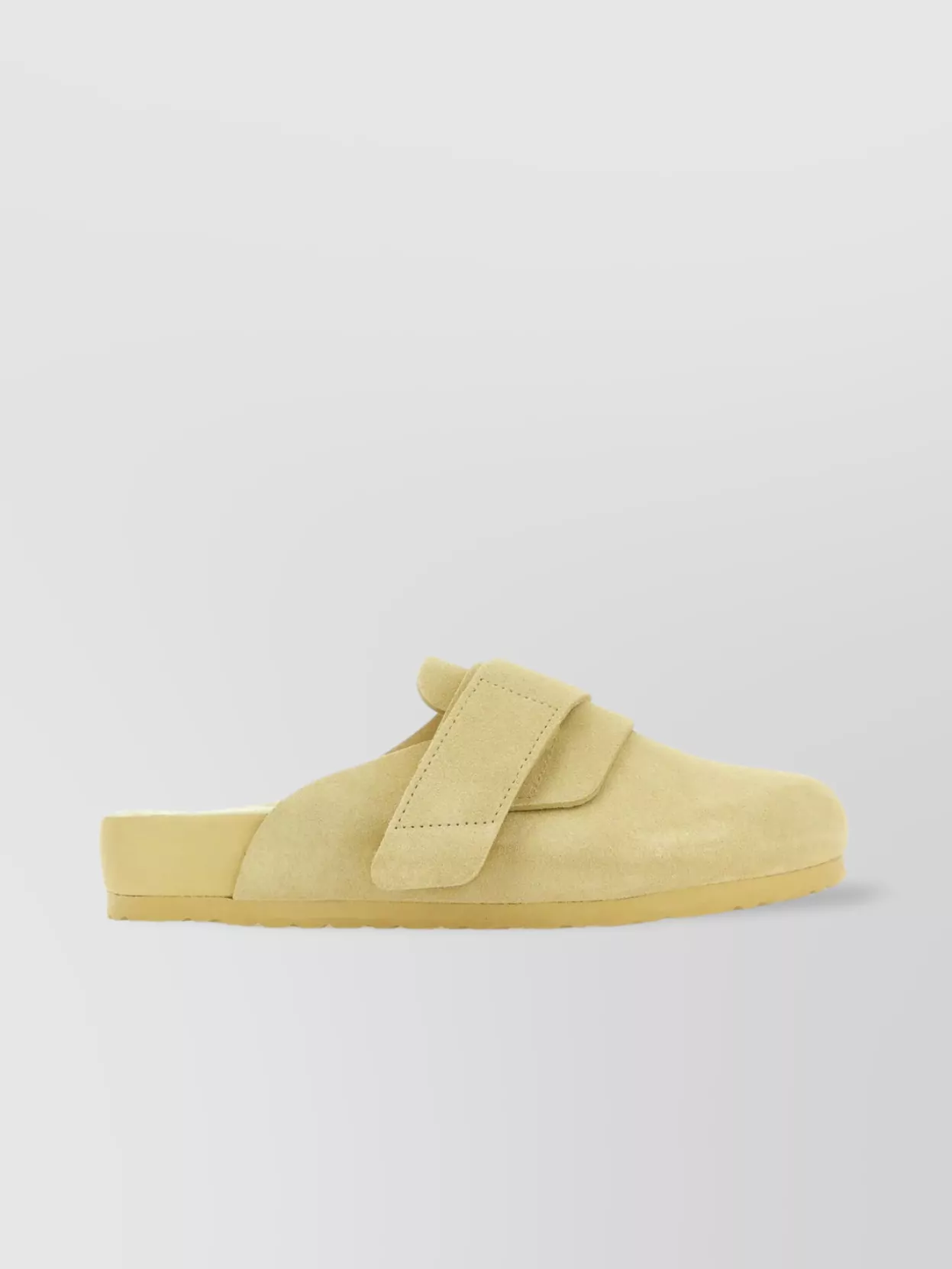 Shop Birkenstock 1774 Nagoya Slippers With Suede Upper And Flat Sole