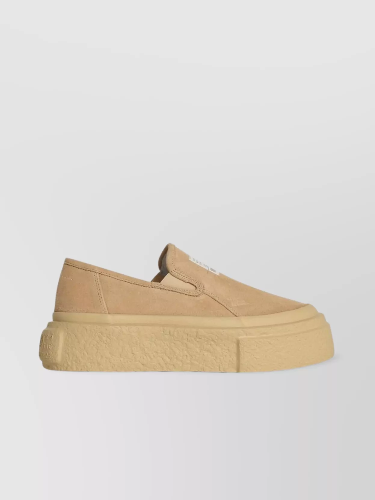 Mm6 Maison Margiela Slip-On Platform Sneakers In Suede