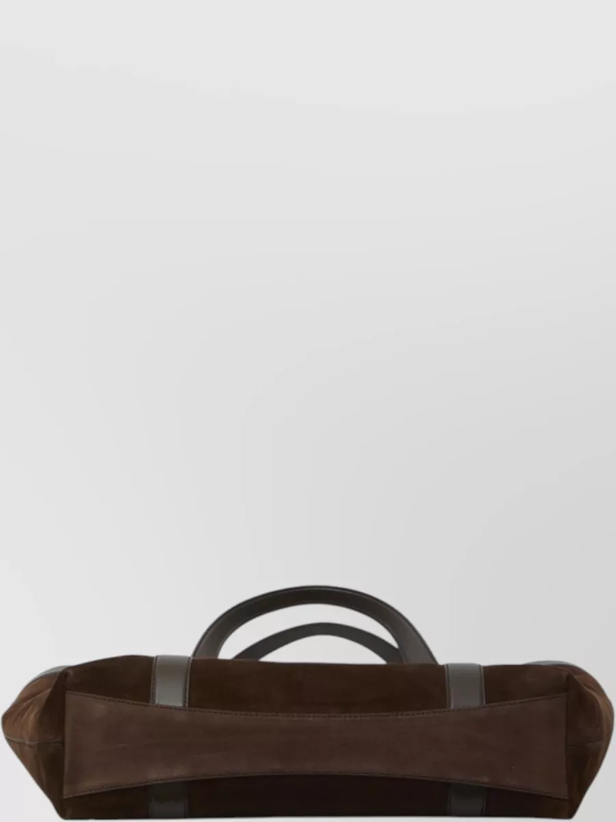 Dolce&Gabbana Small Shopping Suede Tote Bag