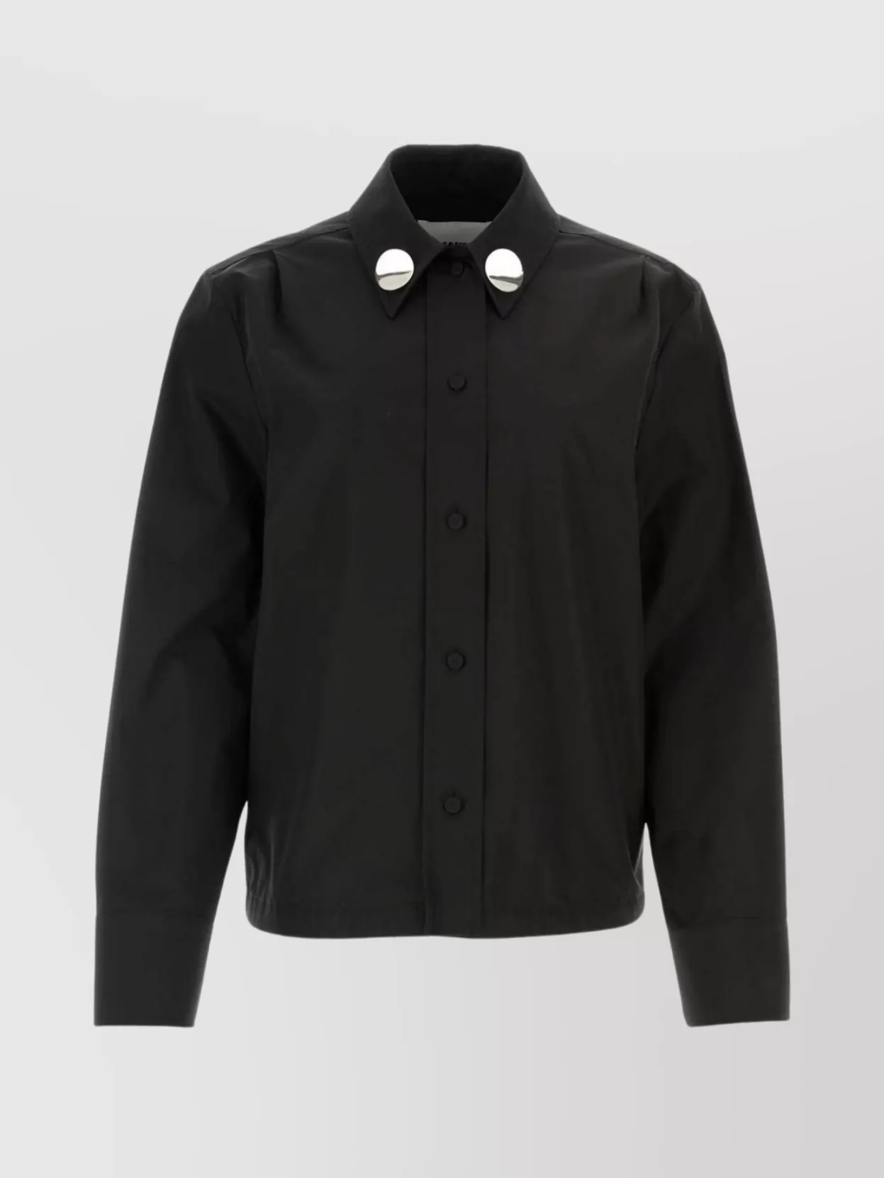 Shop Jil Sander Cotton Shirt With Button Front And Cuff Buttons