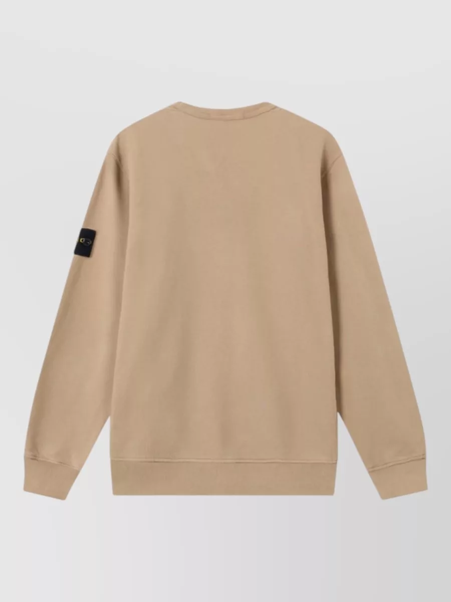 Stone Island Cotton Ribbed Regular-Fit Sweatshirt