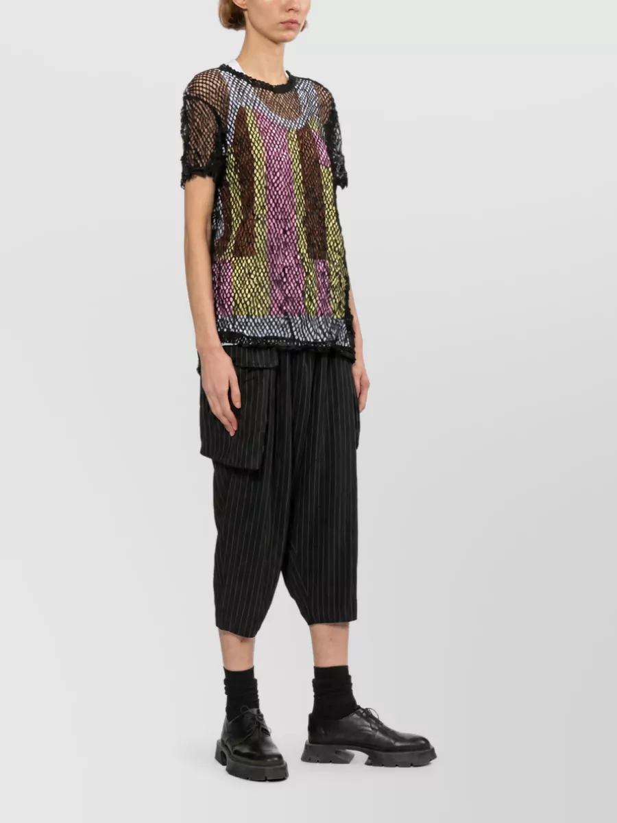 Comme Des Garçons Open-Knit Bodysuit