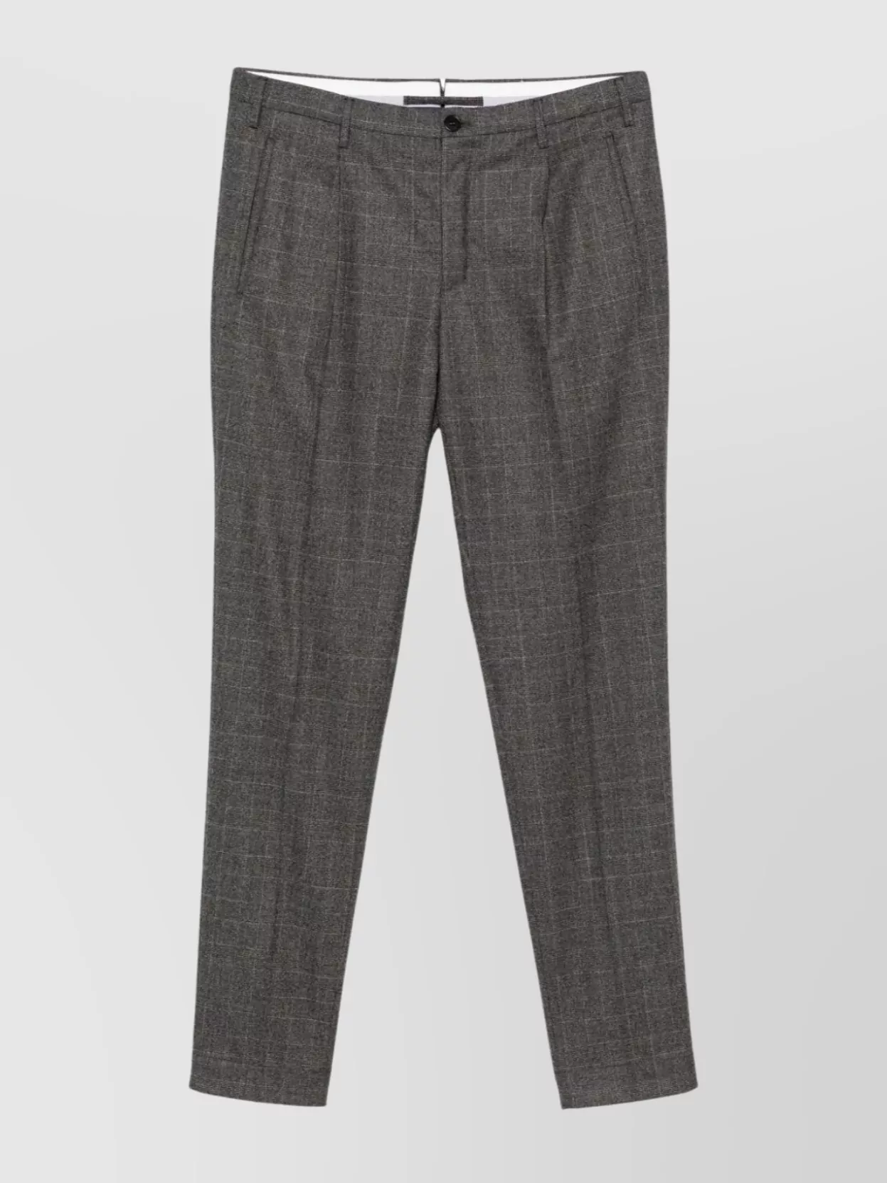 Incotex Men's Trousers With Back Pockets And Belt Loops