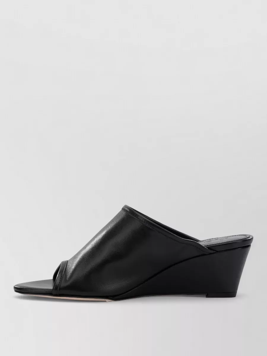 Aeyde Leather Heeled Mules