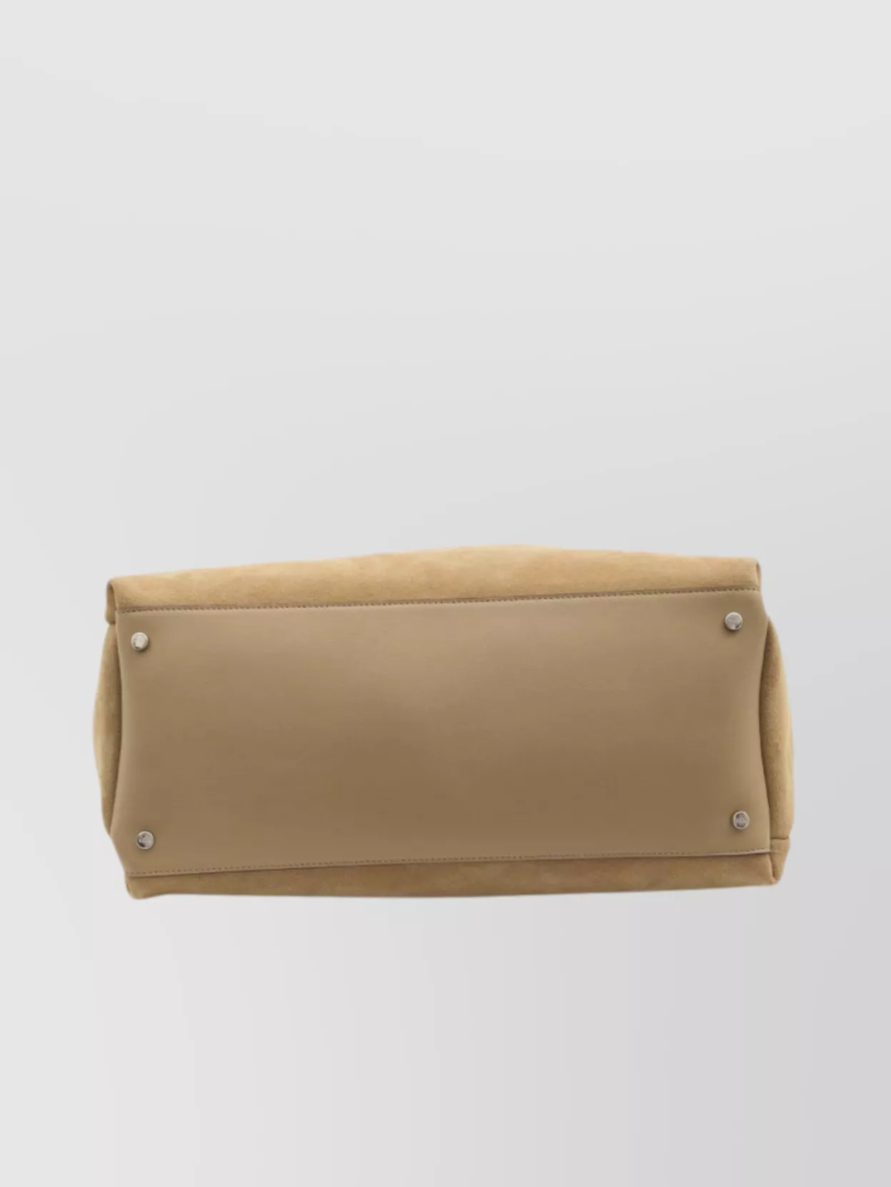 Tod's Medium Suede Shopping Bag With Metal Feet