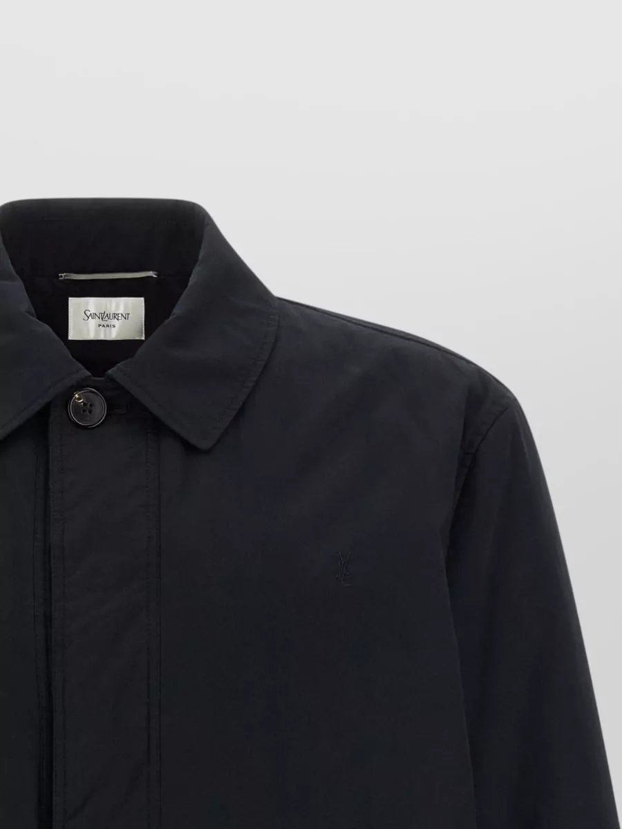 Saint Laurent Cotton Single-Breasted Jacket