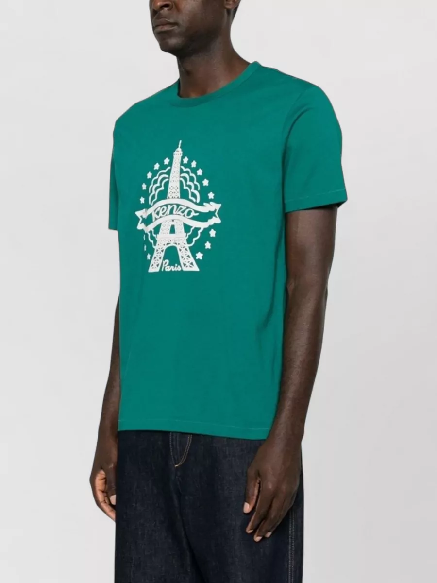 Kenzo Cotton Slim-Fit Graphic T-Shirt