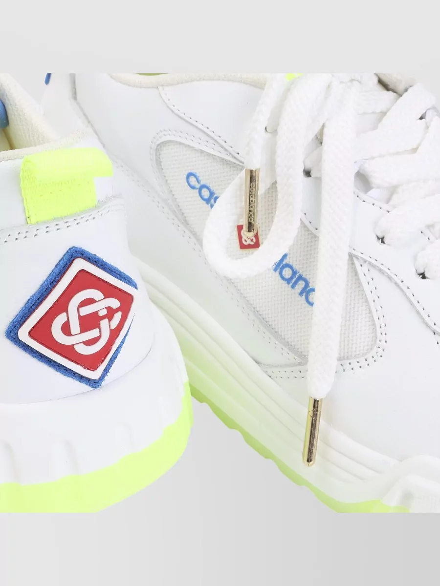 Casablanca Leather Low-Top Sneakers