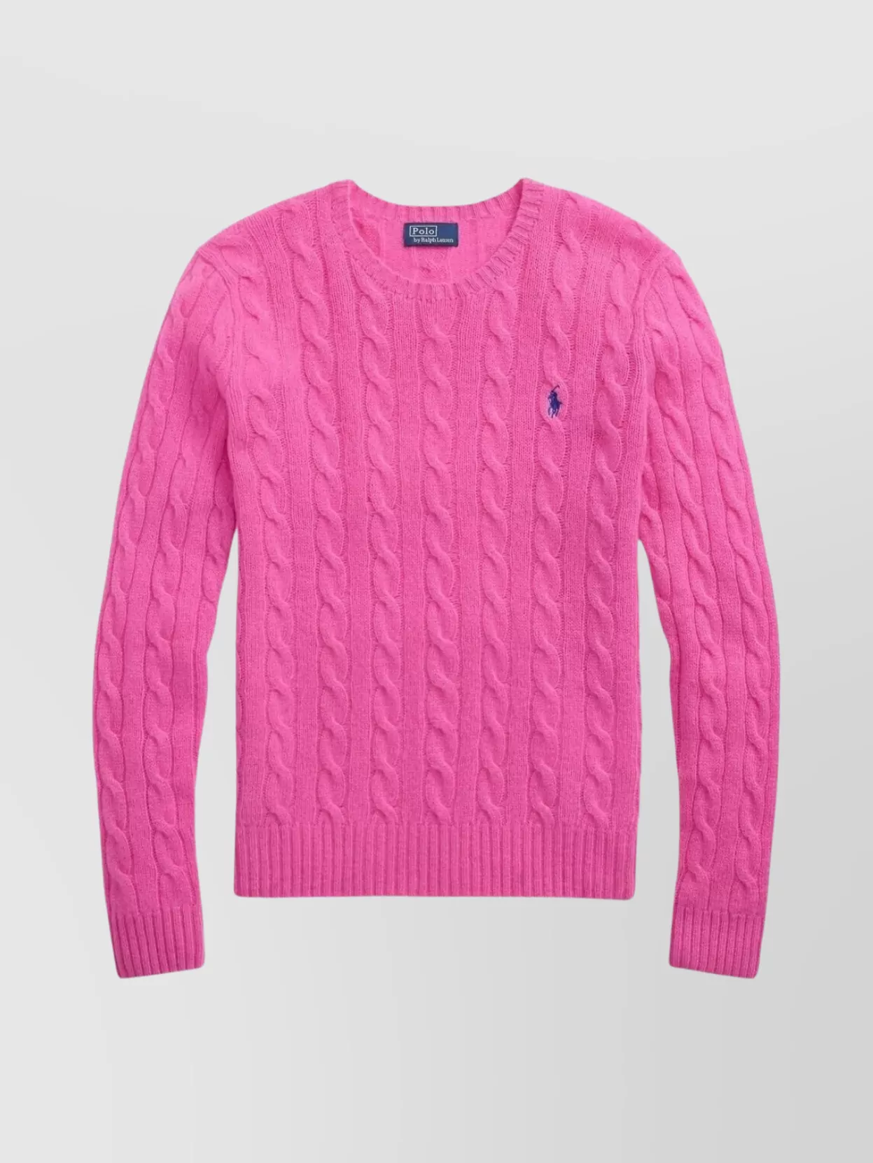 Polo Ralph Lauren Cashmere Wool Cable Knit Crewneck Jumper