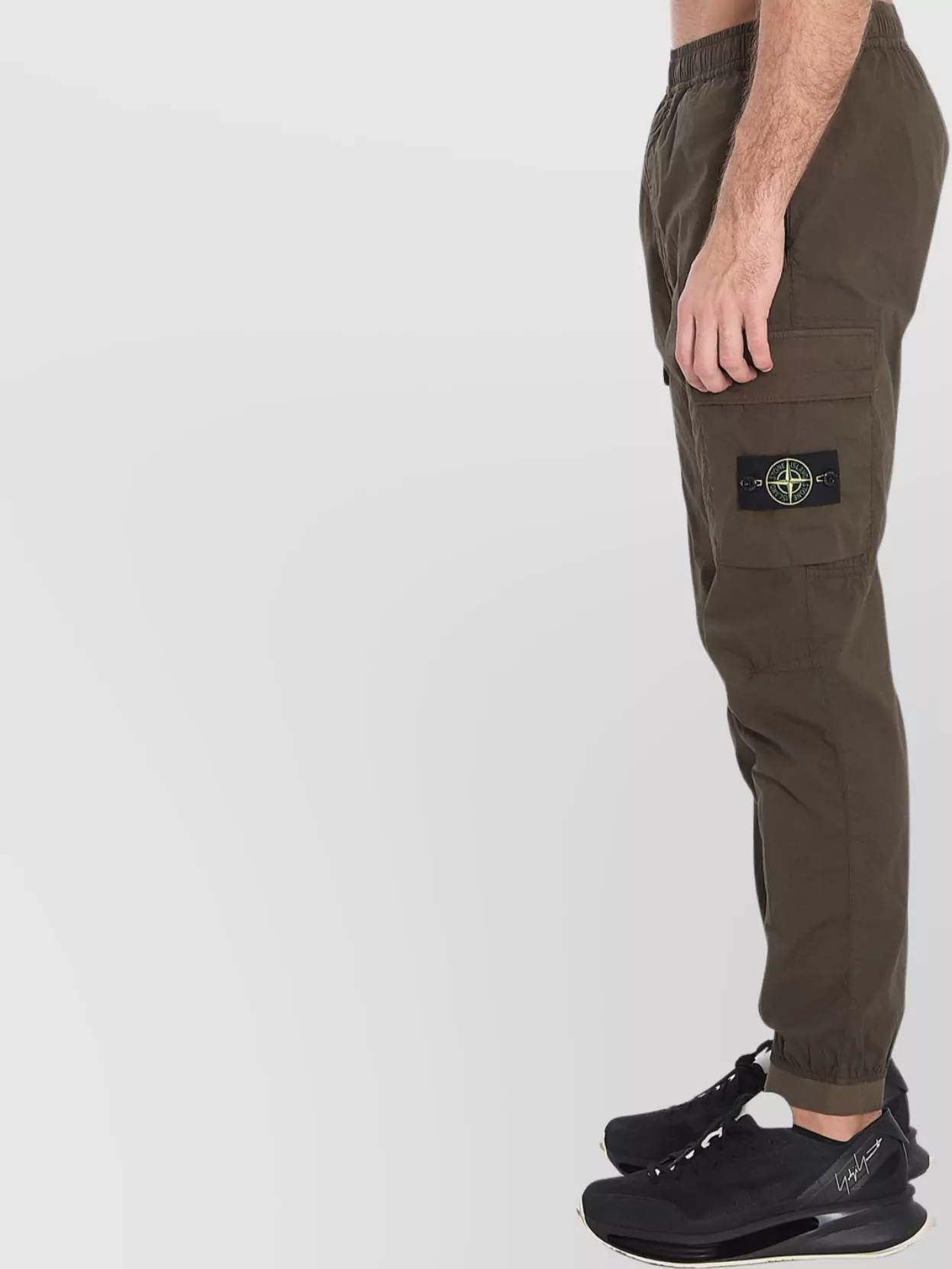 Stone Island Utility Cargo Pants With Multiple Pockets