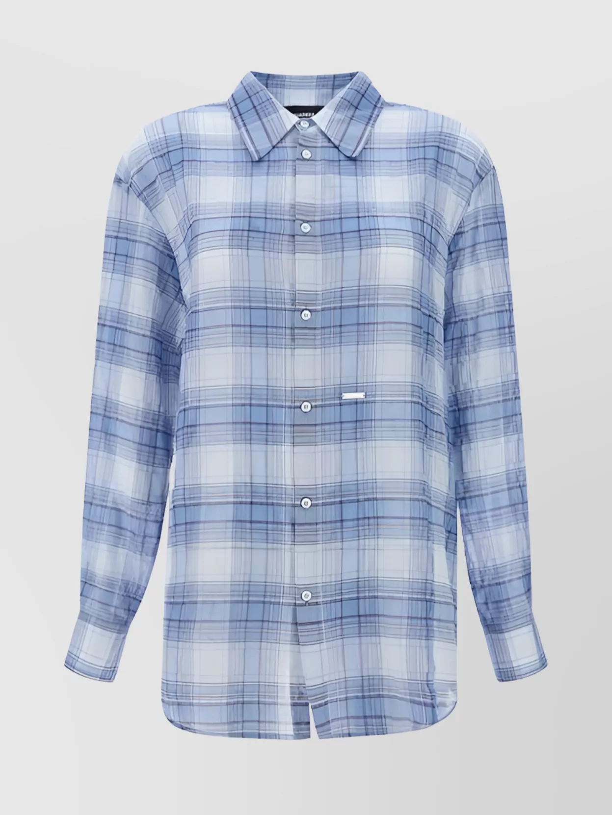 Shop Dsquared2 Oversize Plaid Shirt With Adjustable Button Cuffs