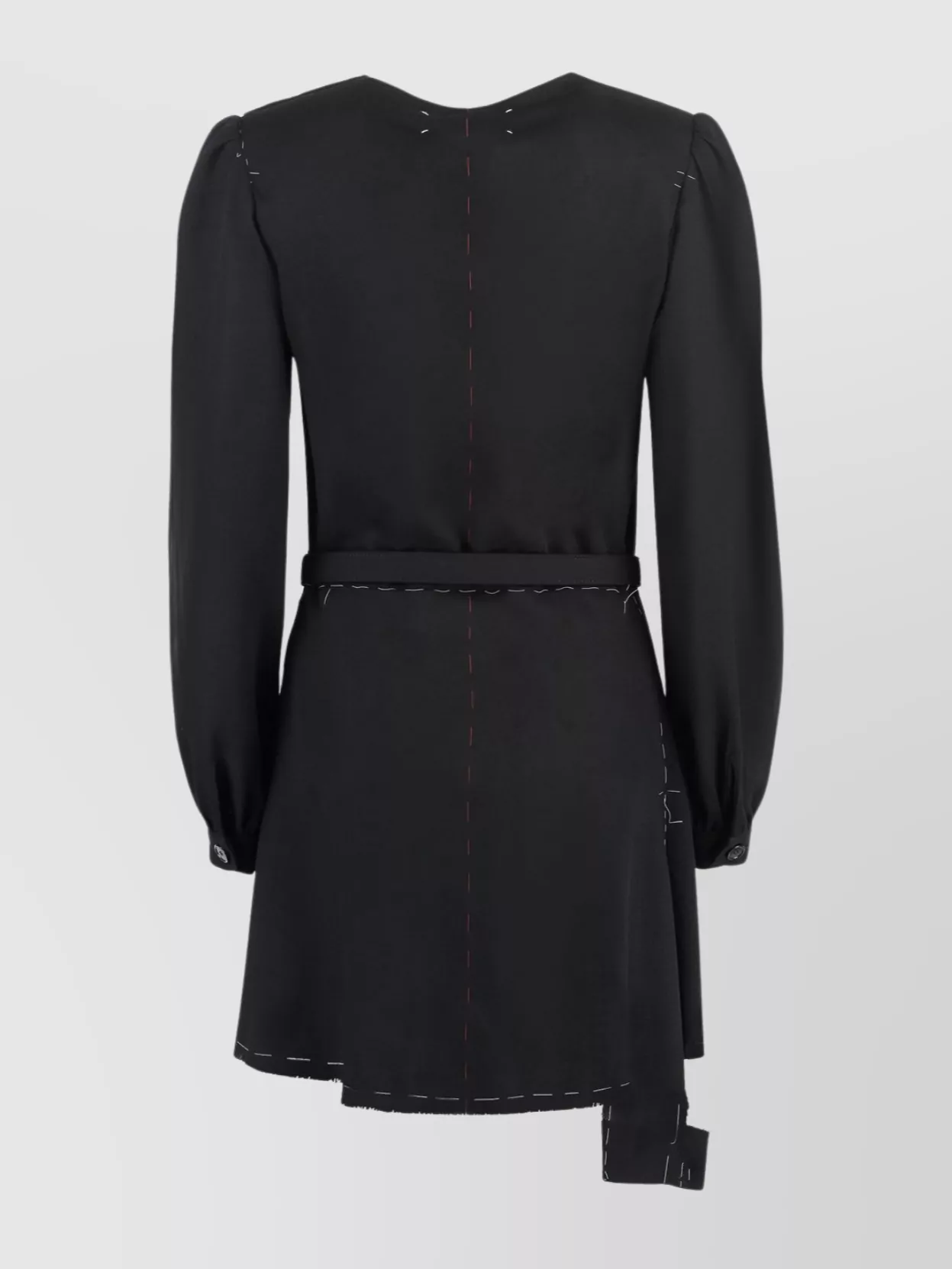 Maison Margiela Wool Jumpsuit Waist Belted