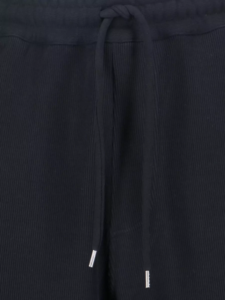 Vivienne Westwood Straight Leg Trousers Ribbed Texture Side Pocket