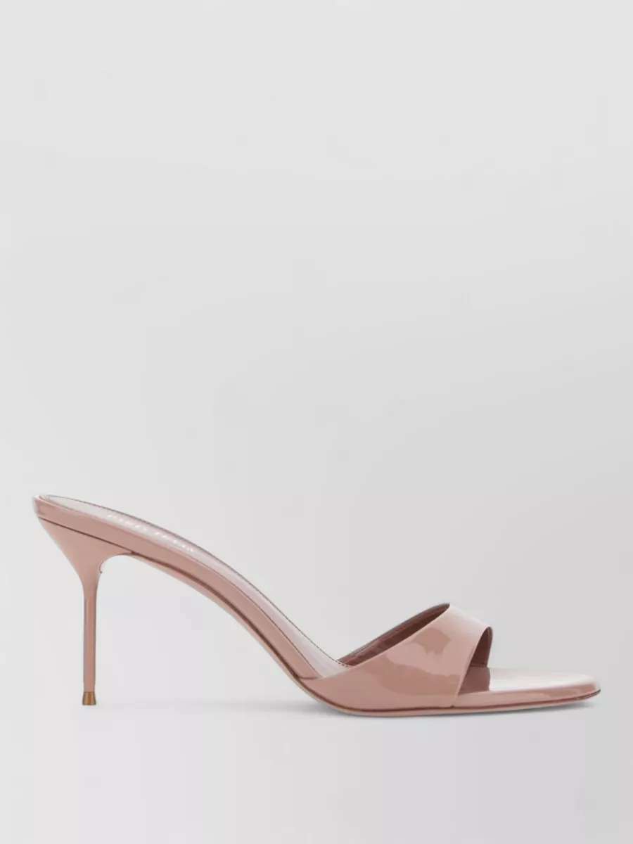 Paris Texas Patent Leather Heeled Mules