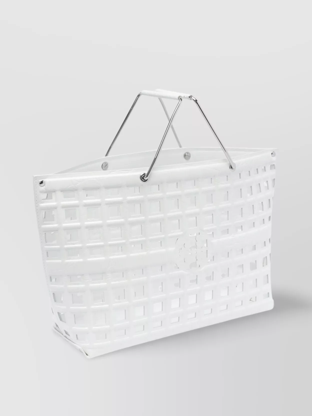 Tory Burch Crocodile Cut-out Leather Tote Bag