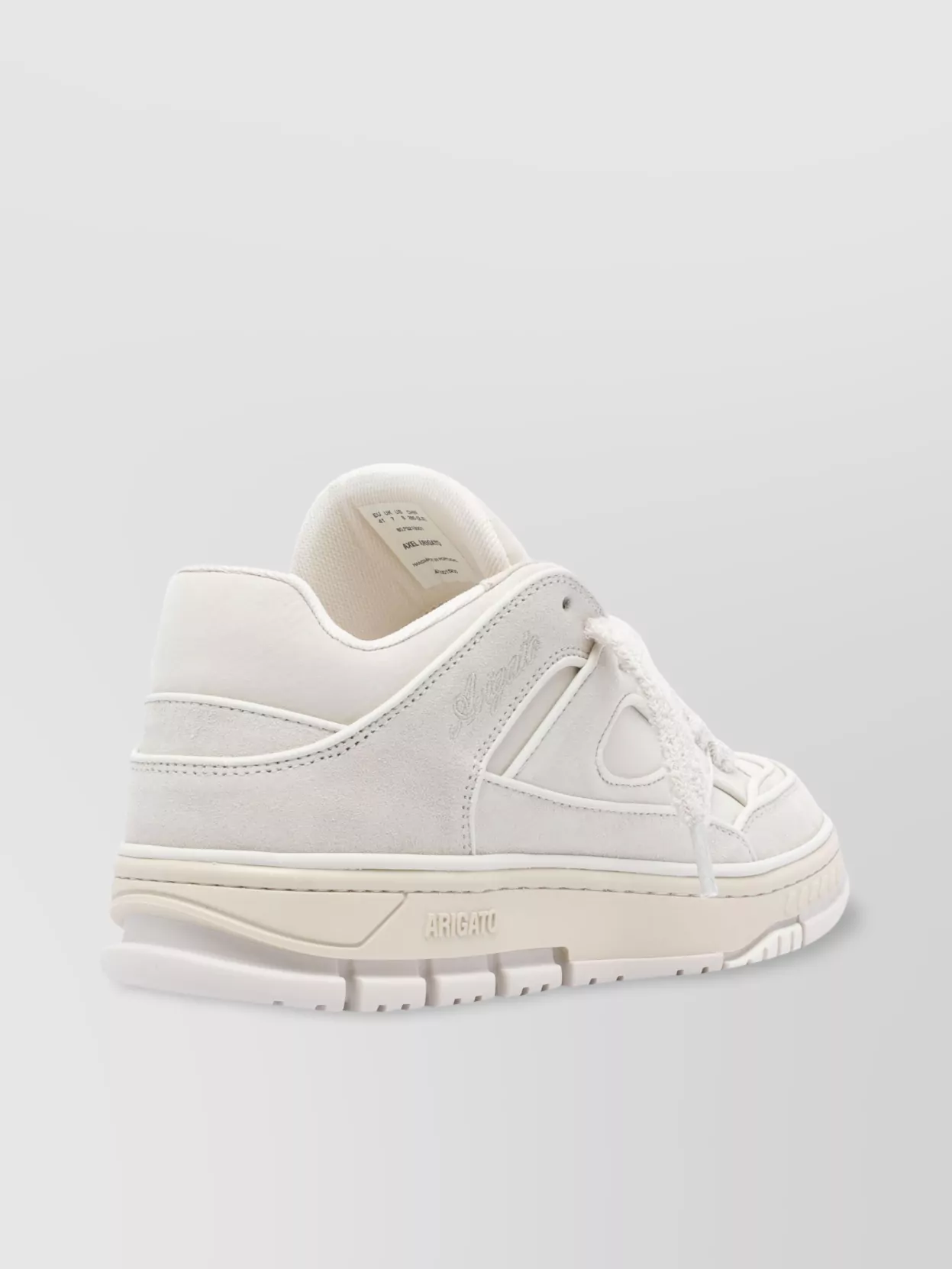 Axel Arigato Round Toe Suede Upper Sneakers