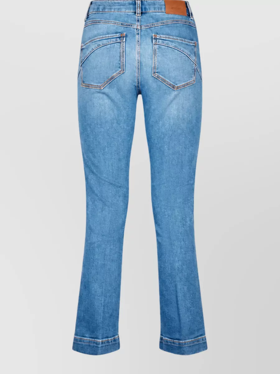 Sportmax Washed Slim-Fit Denim Jeans