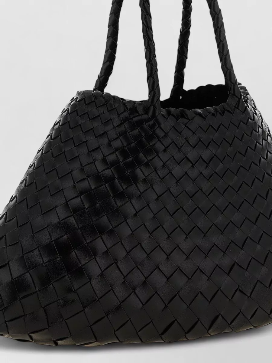 Dragon Diffusion Santa Croce Small Leather Tote Bag