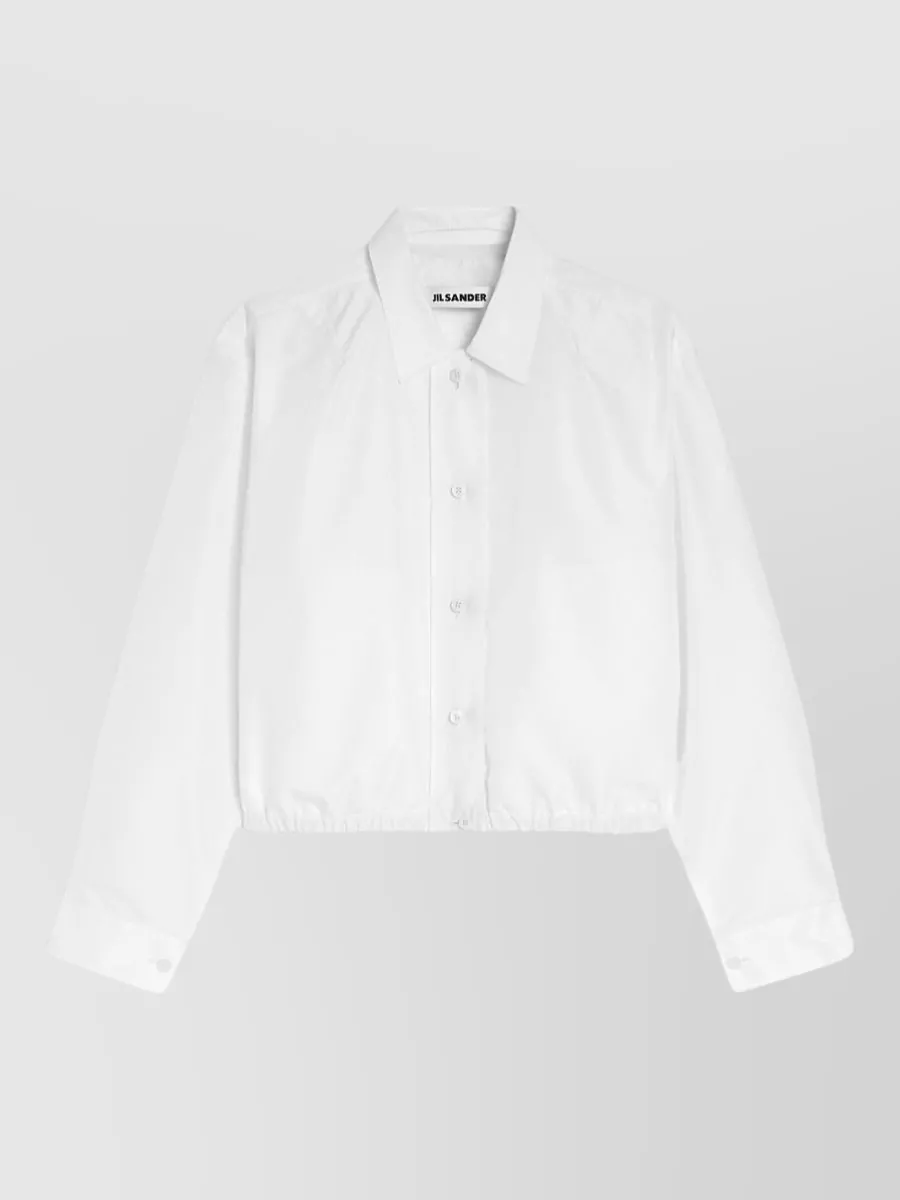 Jil Sander cropped blouson jacket