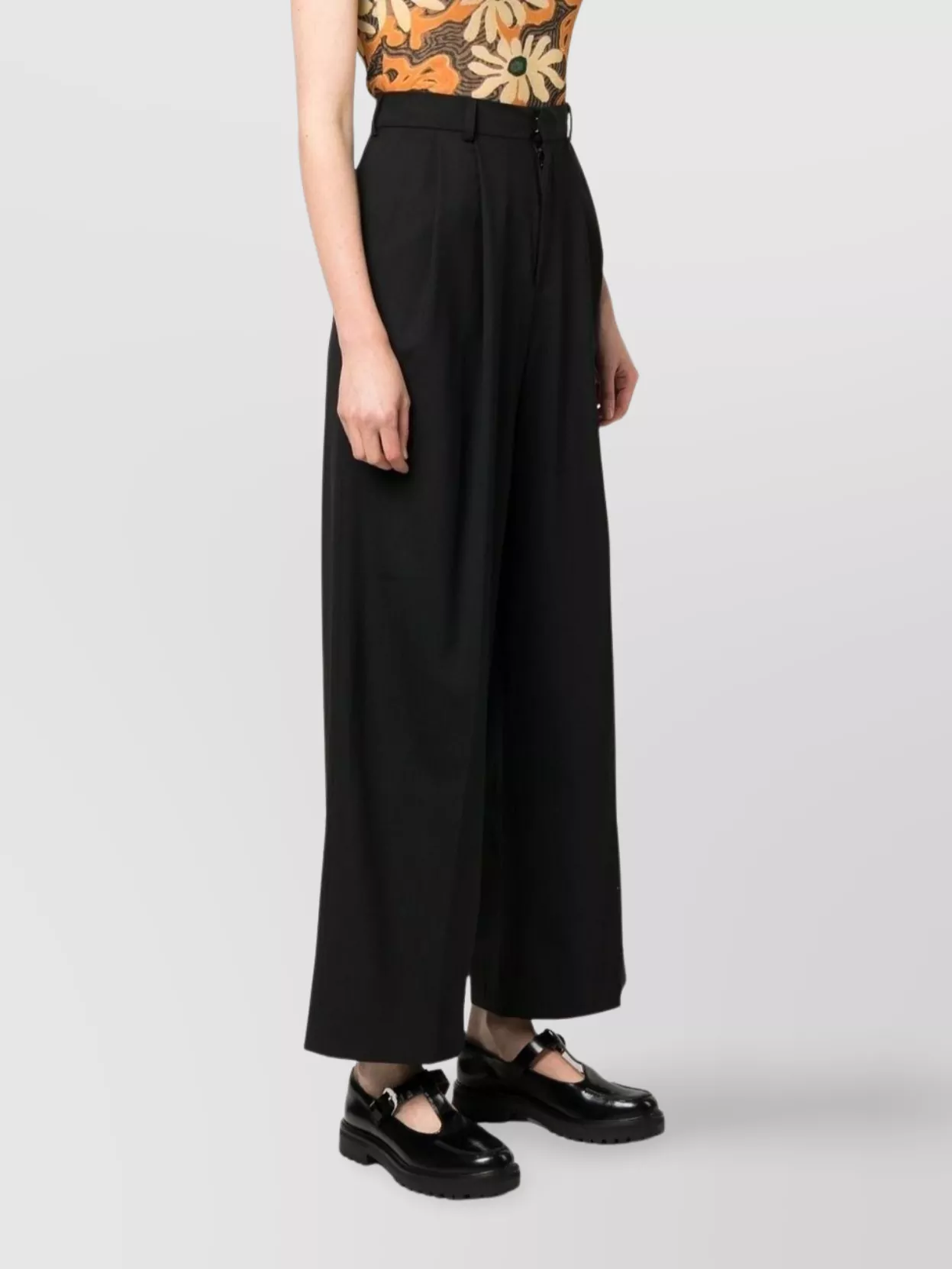 Az Factory Wide Leg Wool Trousers