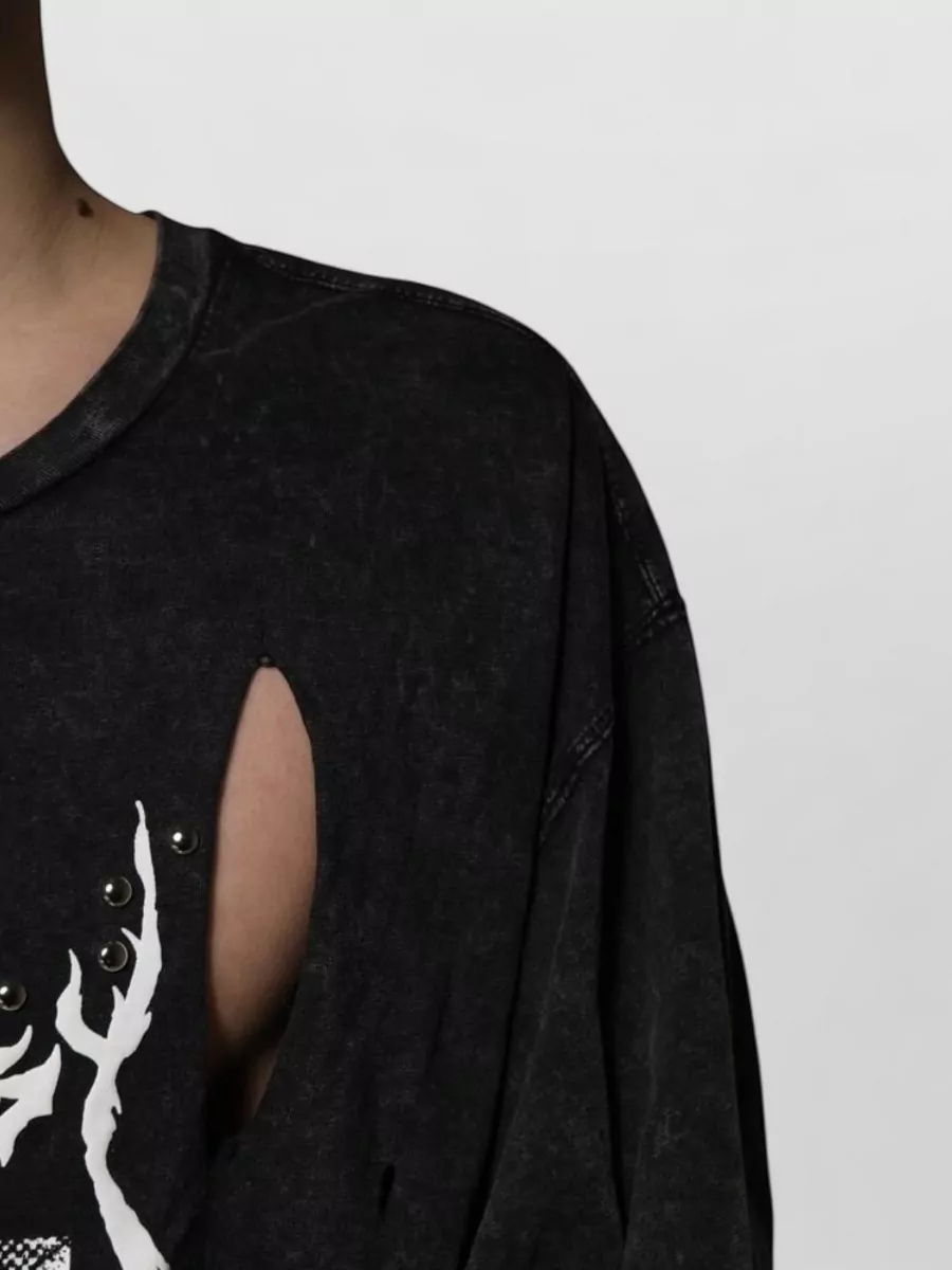 Dolce&Gabbana Cotton Graphic Print Crew Neck T-Shirt