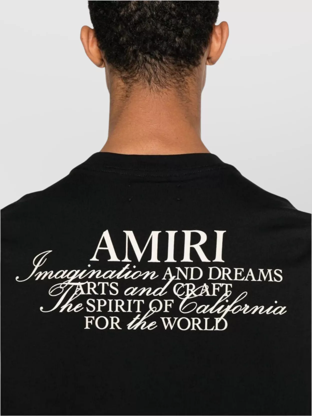 Amiri Spirit Crewneck Graphic Print T-Shirt