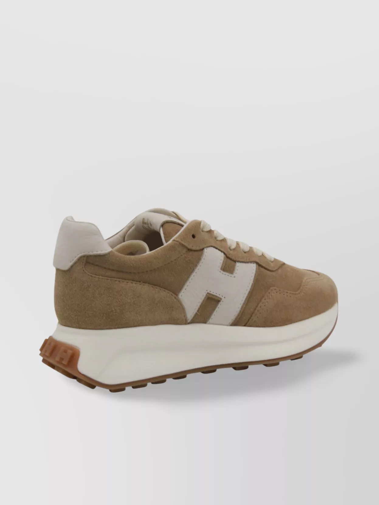 Hogan Low Top Sneakers With Rubber Sole And Suede Upper