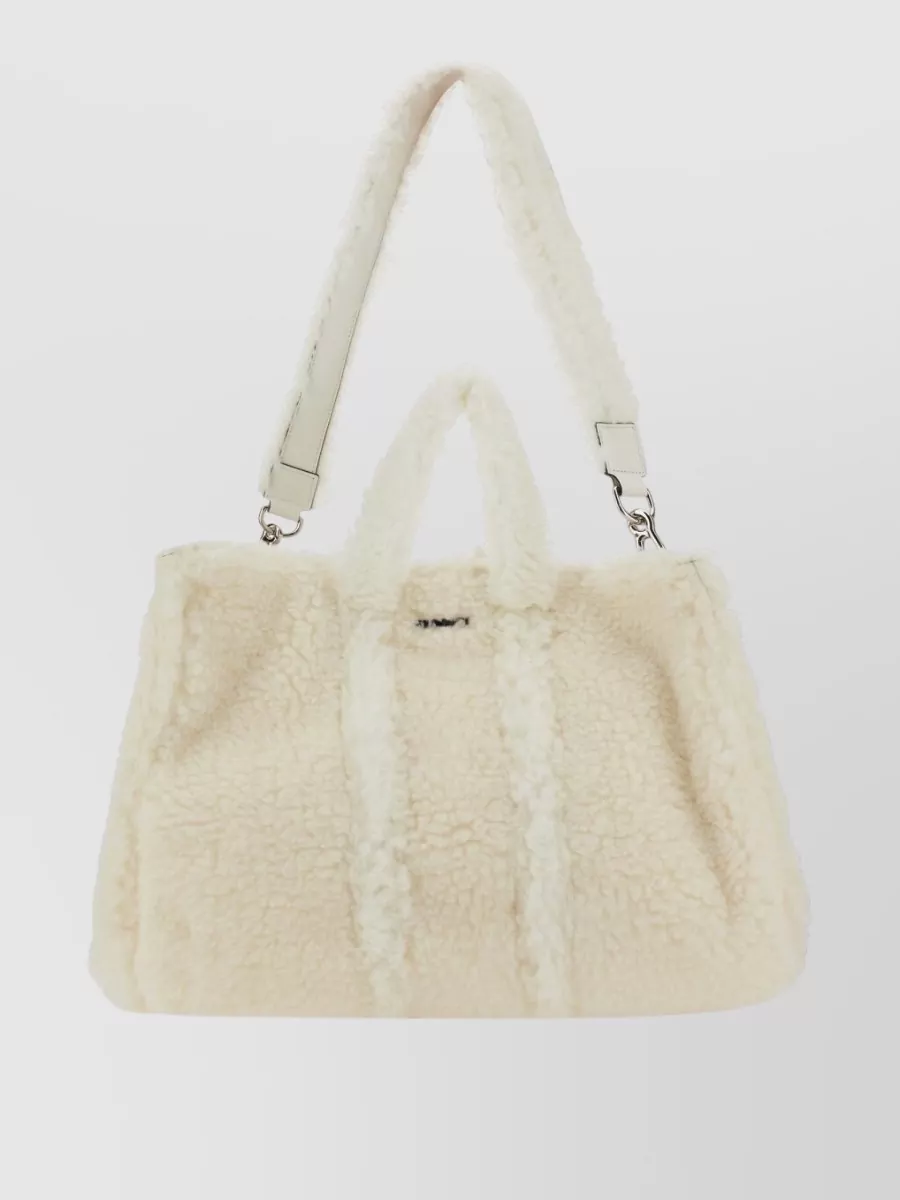 Sunnei Teddy Fleece Tote Bag