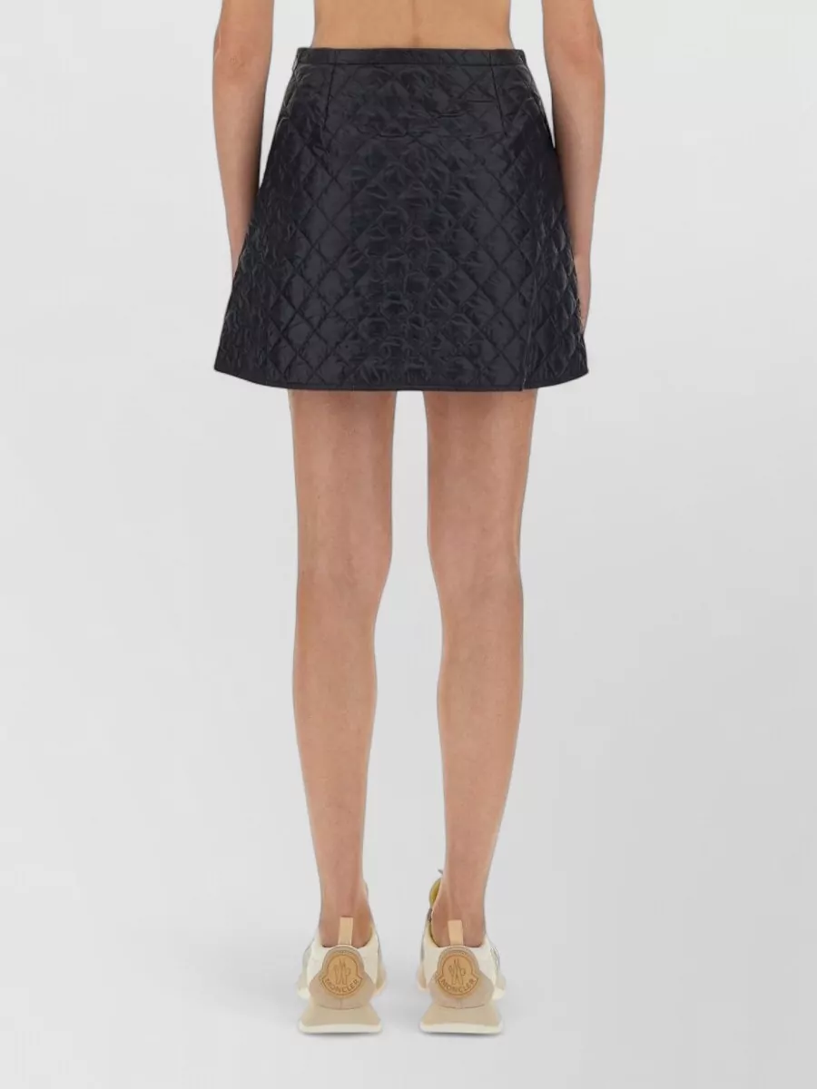 Moncler Quilted A-Line Skirt