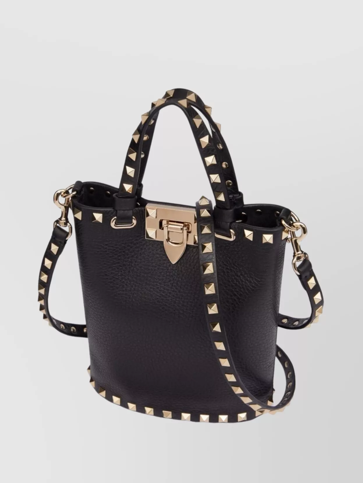 Valentino Garavani Top Handle Cross-Body Bag With Rockstud Detailing