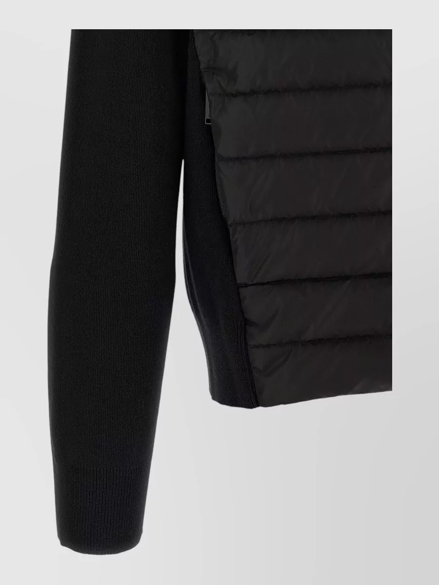 Canada Goose Wool Hooded Quilted Puffer Jacket