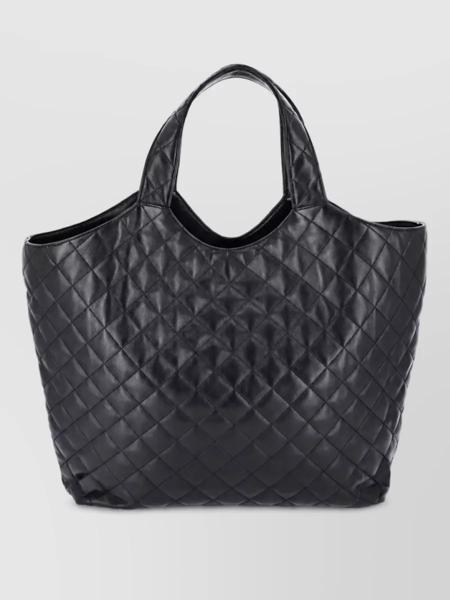 Saint Laurent Shopper Leather Tote Bag